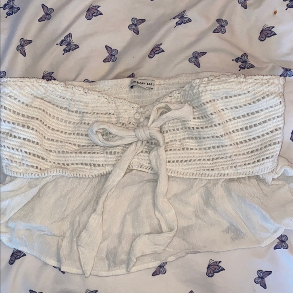 american eagle tube top!!